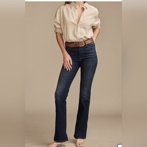 Lucky Brand Dark Blue High Rise Uni Fit Boot 30 31 32 Long New